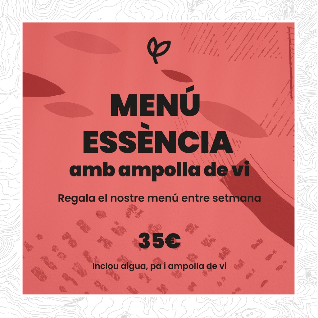 Essència amb ampolla de vi